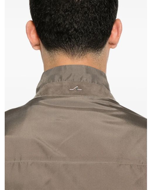 Paul & Shark Brown Silk Jacket for men
