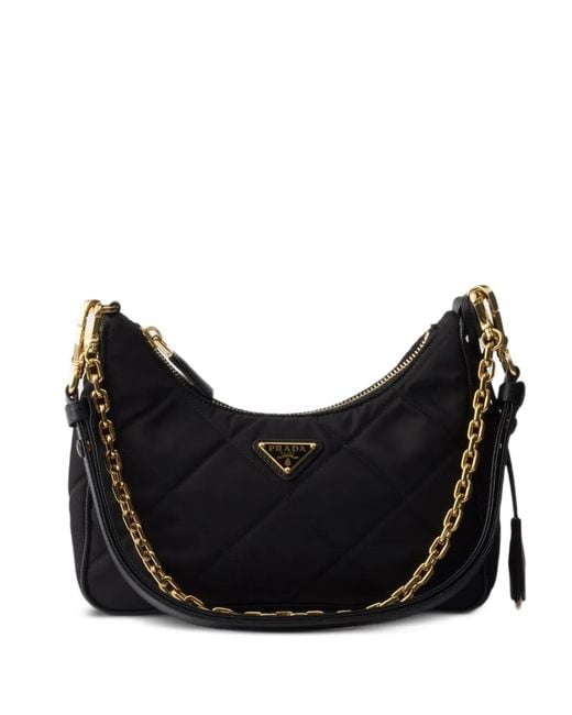 Prada Black Re-Edition Quilted Re-Nylon Mini-Bag