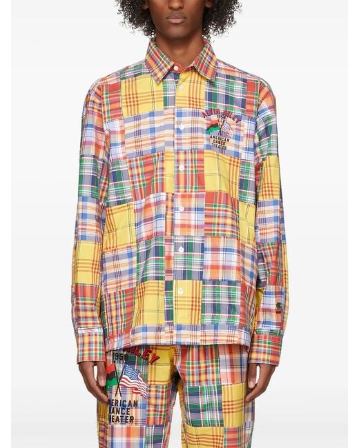 Champion Gray Checked Cotton Shirt for men