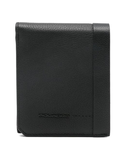 Piquadro Black Leather Wallet for men