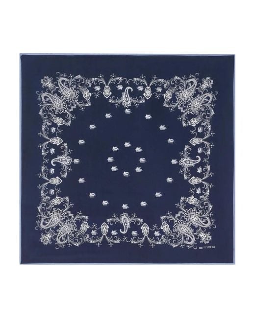 Scarf di Etro in Blue da Uomo