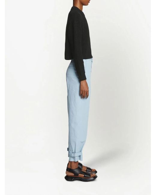 Proenza Schouler Black Mock-Neck Jumper