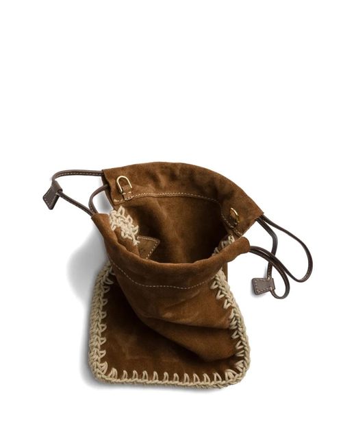 Prada Brown Suede Smartphone Case