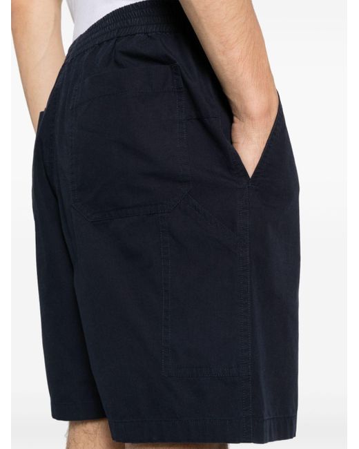 A.P.C. Katoenen Shorts Met Elastische Taille in het Blue voor heren
