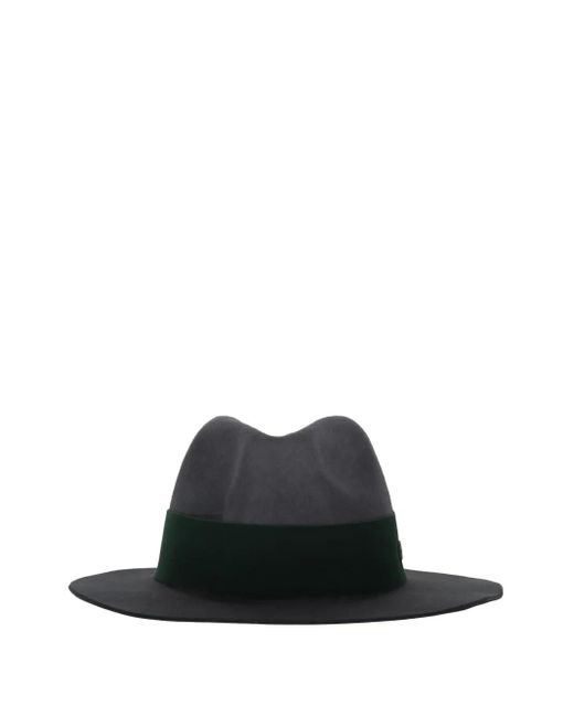 メンズ Emporio Armani フェドーラハット Black