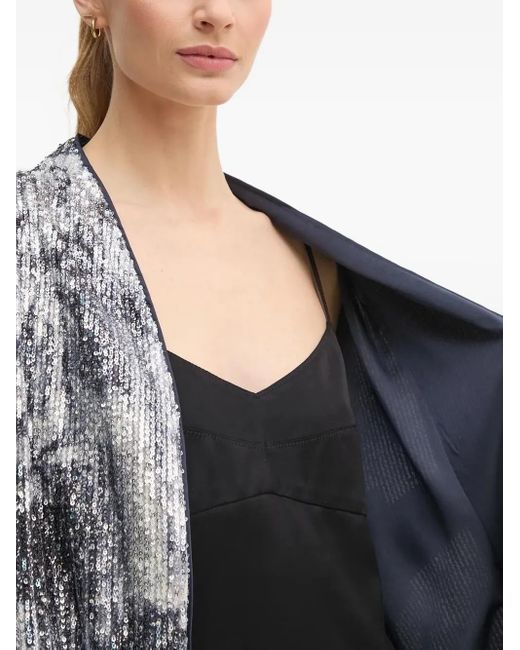 Giacca Con Paillettes di Diane von Furstenberg in Black