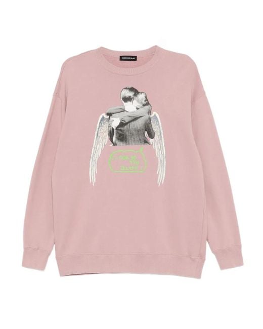 Pull À Imprimé Graphique Undercover en coloris Pink