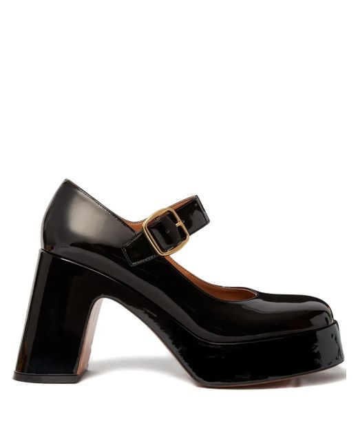 Zapatos de tacón con cierre de hebilla Stella McCartney de color Black