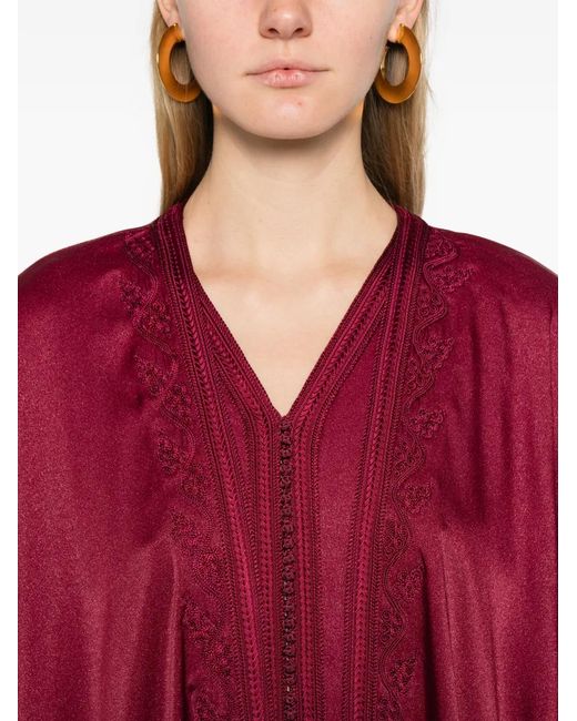 Reem Al Dhaheri Embroidered Midi Kaftan