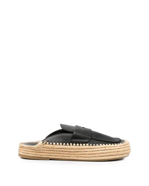 Paloma Barceló White Belinda Leather Mules