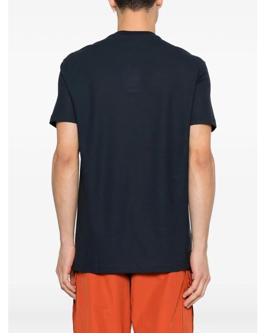 KIRED Blue V-Neck T-Shirt for men