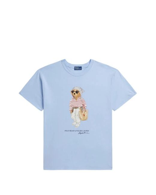 Polo Ralph Lauren Blue Polo Bear T-Shirt