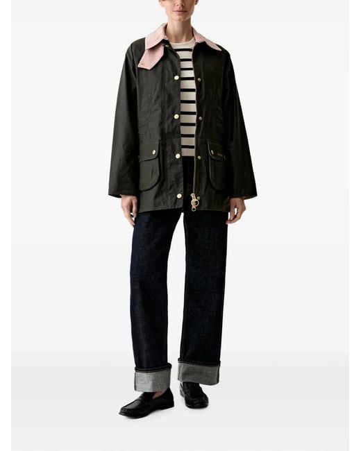 Barbour Black Beadnell Coat