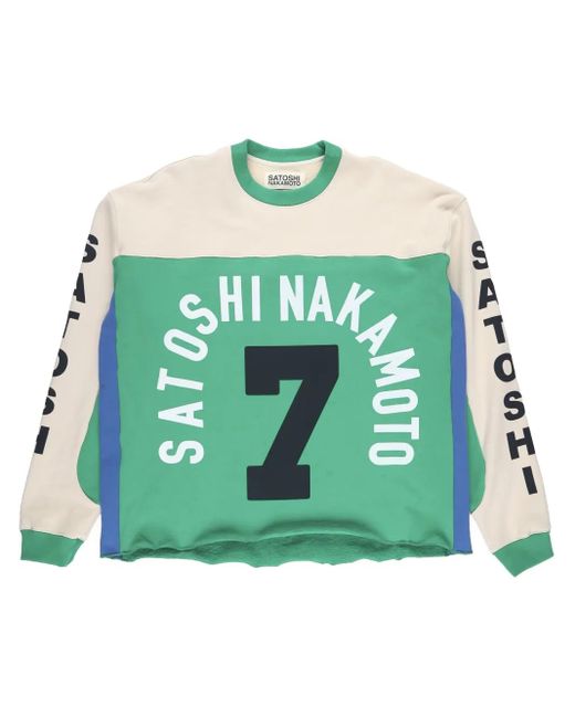 Satoshi Nakamoto Green Team Usa Racer Sweatshirt for men