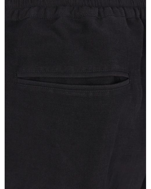 Umit Benan Blue Drawstring Trousers for men