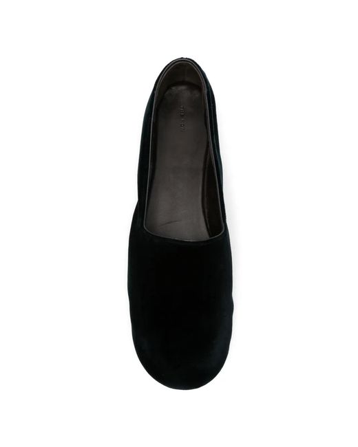 The Row Black Ponti Slippers