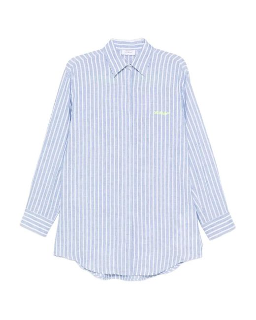 Off-White c/o Virgil Abloh White Striped Shirt Dress