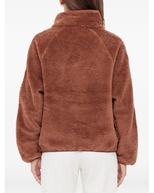 The Upside Brown Harlow Fleece Half-Zip Sweatshirt