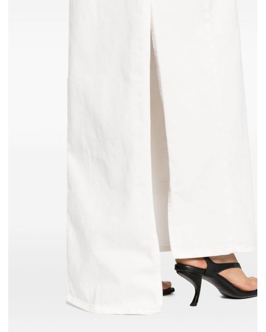 Courreges White Heritage Cotton Skirt