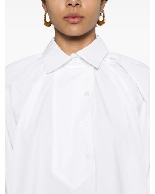 Patou White Sustainable Cotton Blouse