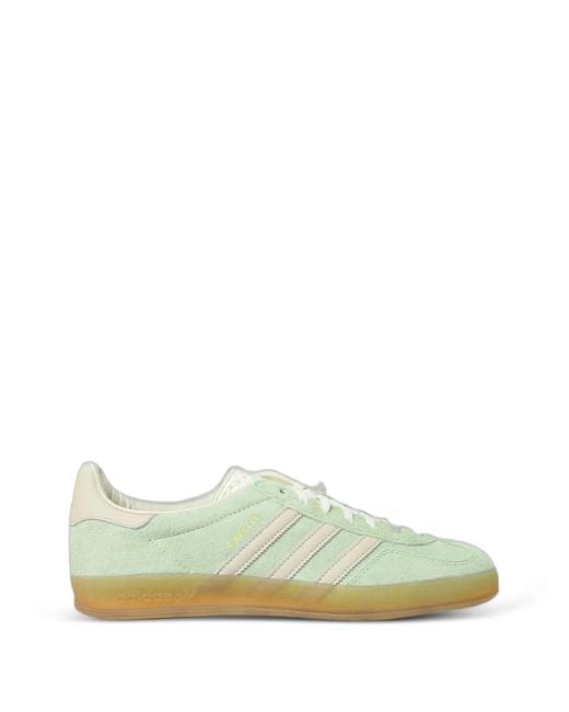 Adidas Green Gazelle Indoor Lace-Up Sneakers for men