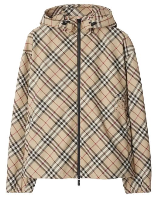 Burberry Geruit Jack in het Brown voor heren