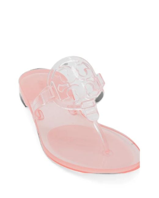 Tory Burch Pink Miller Thong Sandals