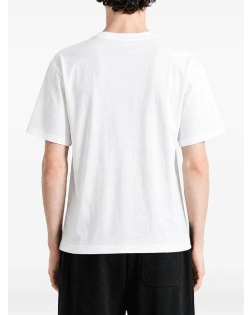 Givenchy White T-Shirt À Imprimé Graphique for men