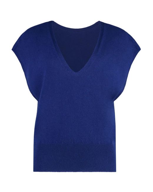 Malo Blue Gestrickter Pullunder
