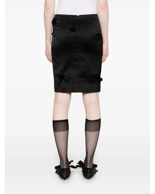 Sportmax Black Borbona Mini Skirt