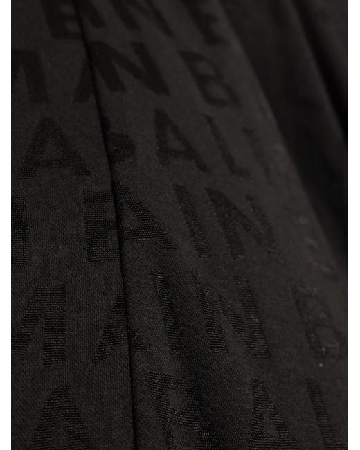 Abito Corto Con Logo Jacquard di Balmain in Black