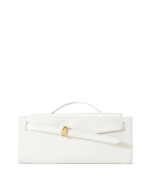 Veronica Beard White Dash Tote Bag