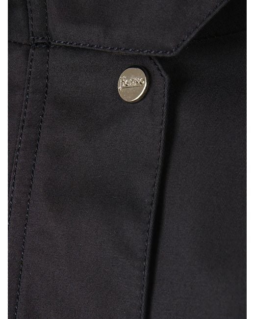 Herno Black High-Neck Raglan-Sleeve Jacket