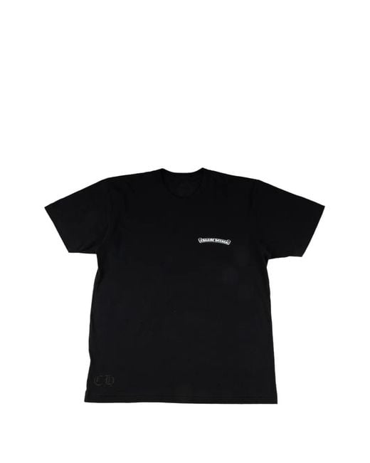Chrome Hearts Black Logo-Print T-Shirt for men