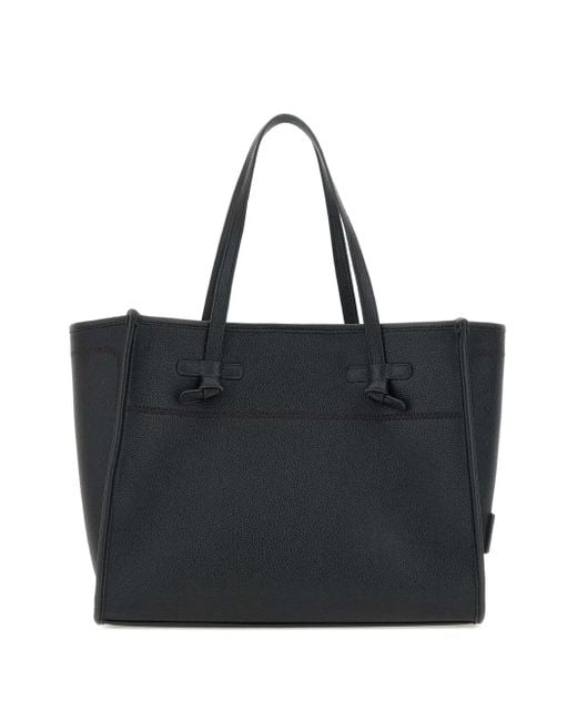MARCELLA CLUB Black Knotted Tote Bag