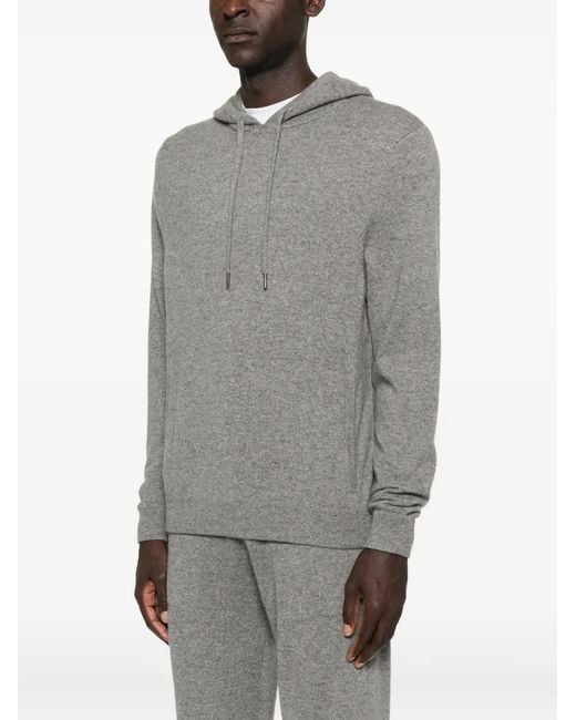 Bompard Gray Hoodie Sweater for men