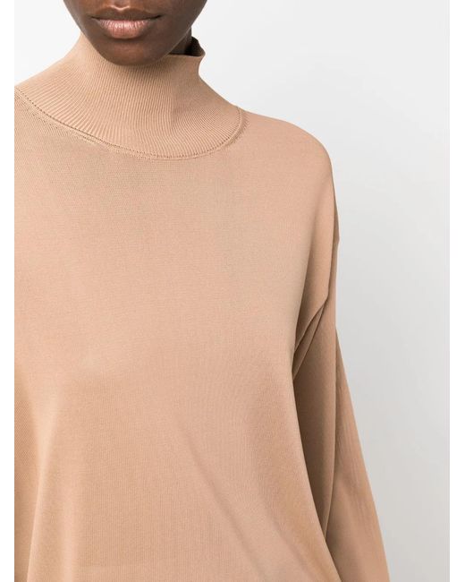 Khaite Natural The Paco Knitted Crepe Jumper