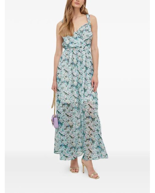 Morgan Blue Floral Maxi Dress