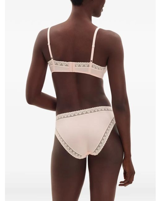 Eres Pink Quotidien Lace-Trim Briefs