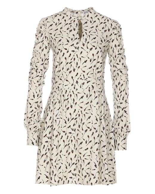 Abito A Fiori Con Cut-Out di Mar De Margaritas in White