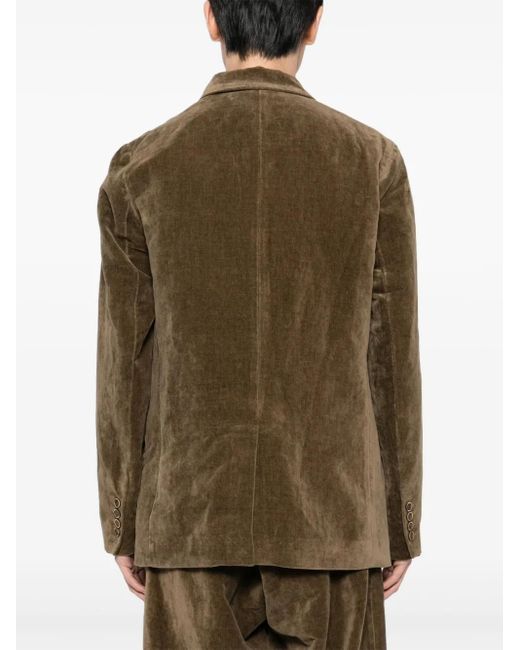 Uma Wang Brown Long-sleeved Jacket for men