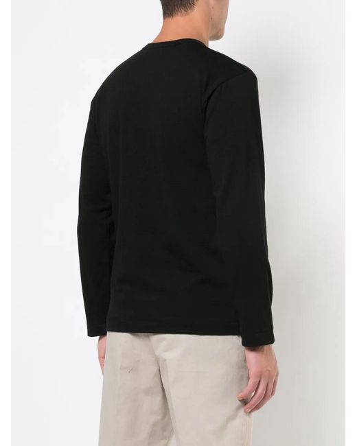 COMME DES GARÇONS PLAY Black Jersey T-Shirt for men