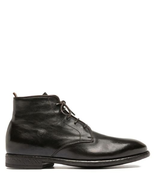 メンズ Officine Creative Emory レザーブーツ Black