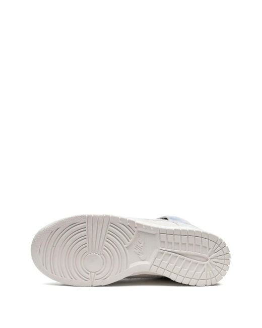 Nike Blue Dunk High "Clouds" Sneakers