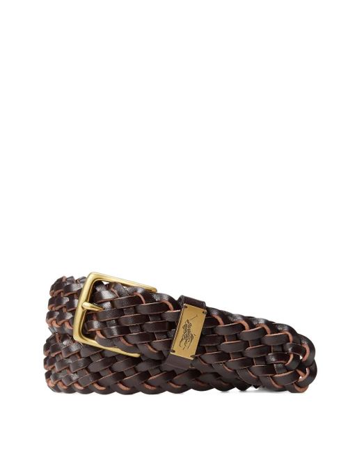 Polo Ralph Lauren Brown Leather Belt for men