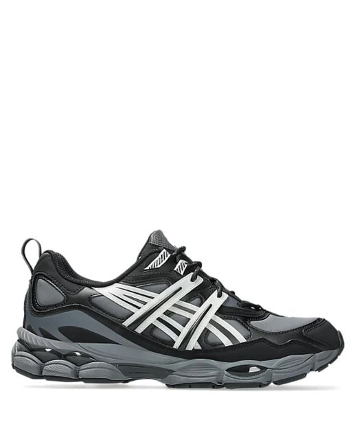 Asics Black Gel-Nyc Utility Mesh-Panelled Running Sneakers for men