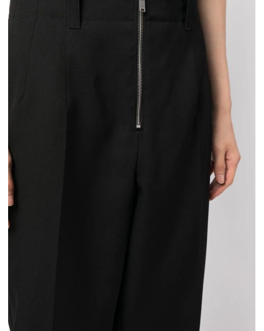 Jil Sander Wollen Broek in het Black voor heren