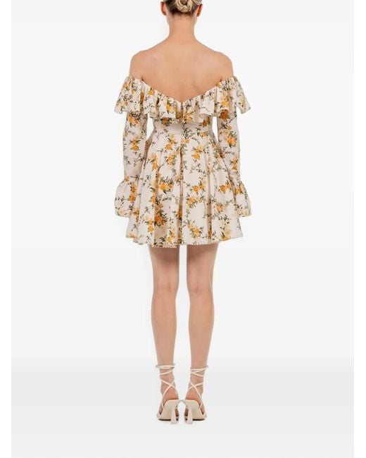 Agua Bendita Natural Verso Valle Mini Dress