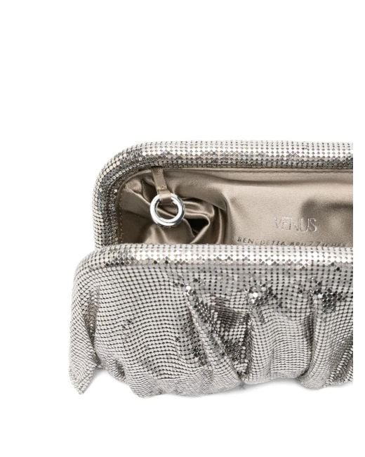 Clutch La Grande Venus Con Catena di Benedetta Bruzziches in Gray