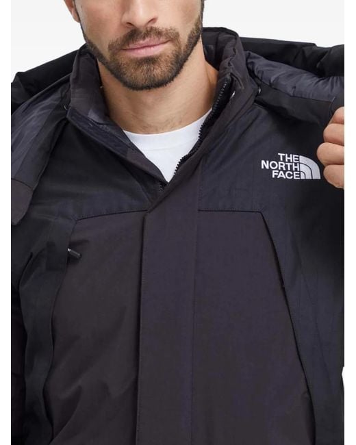 The North Face Blue Hooded Padded Jacket for men